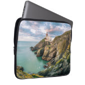 Leuchttürme | Baily Lighthouse Dublin, Irland Laptopschutzhülle (Vorne Rechts)