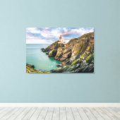 Leuchttürme | Baily Lighthouse Dublin, Irland Leinwanddruck (Insitu (Holzboden))