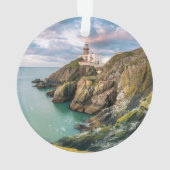 Leuchttürme | Baily Lighthouse Dublin, Irland Ornament (Rückseite)