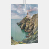 Leuchttürme | Baily Lighthouse Dublin, Irland Ornament Aus Glas (Vorderseite Rechts)