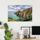 Leuchttürme | Baily Lighthouse Dublin, Irland Poster (Heimbüro)