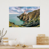 Leuchttürme | Baily Lighthouse Dublin, Irland Poster (Küche)