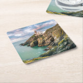 Leuchttürme | Baily Lighthouse Dublin, Irland Rechteckiger Pappuntersetzer (angewinkelt)