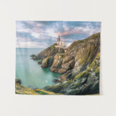 Leuchttürme | Baily Lighthouse Dublin, Irland Wandteppich (Vorderseite (Horizontal))