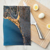 Leuchttürme | Balearen, Spanien Geschirrtuch (Viertel Falte)