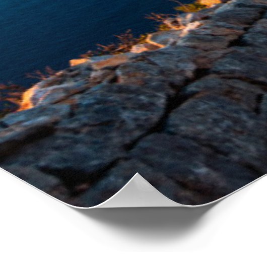 Leuchttürme | Balearen, Spanien Poster (Ecke)