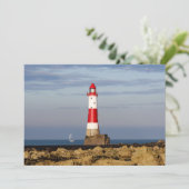Leuchttürme | Beachy Head Lighthouse England Dankeskarte (Stehend Vorderseite)