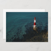 Leuchttürme | Beachy Head Lighthouse England Dankeskarte (Vorne/Hinten)