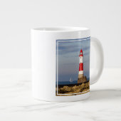 Leuchttürme | Beachy Head Lighthouse England Jumbo-Tasse (Vorderseite Rechts)