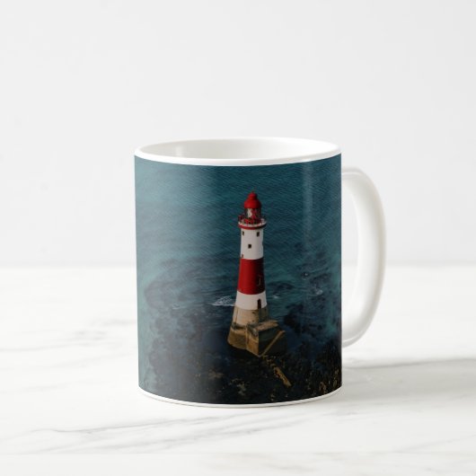 Leuchttürme | Beachy Head Lighthouse England Kaffeetasse (VorderseiteRechts)