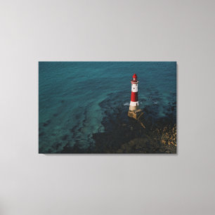 Leuchttürme   Beachy Head Lighthouse England Leinwanddruck