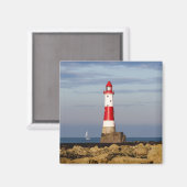 Leuchttürme | Beachy Head Lighthouse England Magnet (Vorderseite/Rückseite)