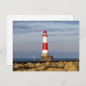 Leuchttürme | Beachy Head Lighthouse England Postkarte (Vorne/Hinten)