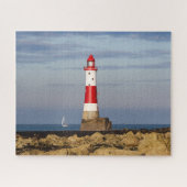 Leuchttürme | Beachy Head Lighthouse England Puzzle (Horizontal)