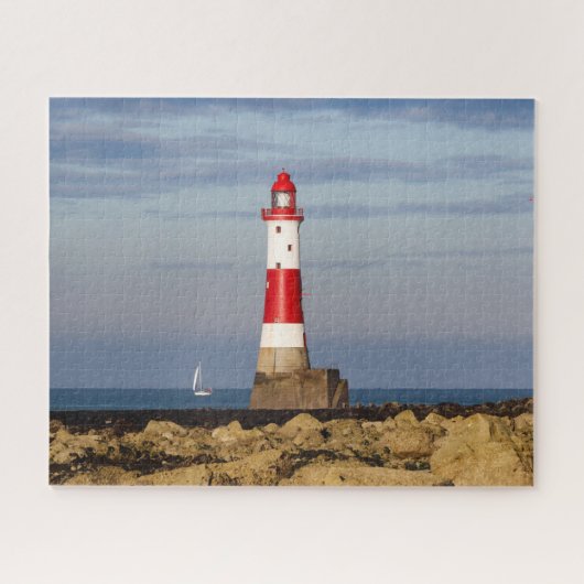 Leuchttürme | Beachy Head Lighthouse England Puzzle (Horizontal)