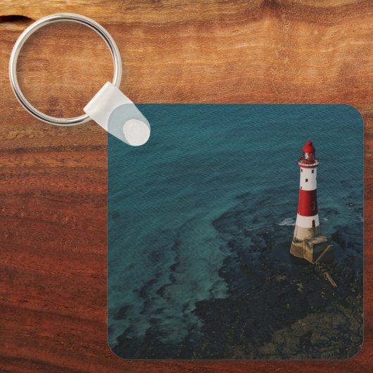 Leuchttürme | Beachy Head Lighthouse England Schlüsselanhänger (Vorderseite)