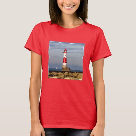Leuchttürme | Beachy Head Lighthouse England T-Shirt (Vorderseite)