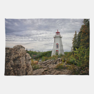 Leuchttürme Big Tub Harbor Tobermory Ontario Geschirrtuch