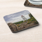 Leuchttürme | Big Tub Harbor Tobermory Ontario Getränkeuntersetzer (Linke Seite)