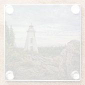 Leuchttürme | Big Tub Harbor Tobermory Ontario Glasuntersetzer (Rückseite)