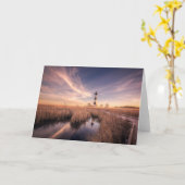 Leuchttürme | Bodie Island Outerbanks NC Karte (Gelbe Blume)