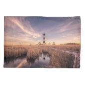 Leuchttürme | Bodie Island Outerbanks NC Kissenbezug (Rückseite)