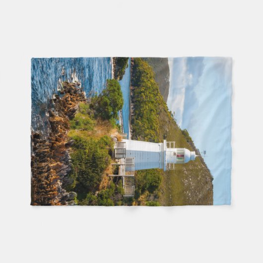 Leuchttürme | Bonnet Island Lighthouse Fleecedecke (Vorderseite (Horizontal))