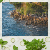 Leuchttürme | Bonnet Island Lighthouse Geschirrtuch (Gefaltet)