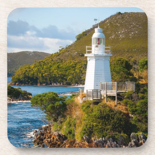 Leuchttürme | Bonnet Island Lighthouse Getränkeuntersetzer (Vorderseite)