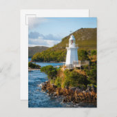 Leuchttürme | Bonnet Island Lighthouse Postkarte (Vorne/Hinten)