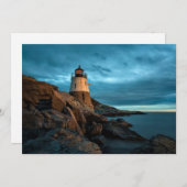 Leuchttürme | Burg Hill Leuchtturm Dankeskarte (Vorne/Hinten)