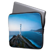 Leuchttürme | Cabo Zuhause Lighthouse Cangas Spani Laptopschutzhülle (Vorderseite Links)