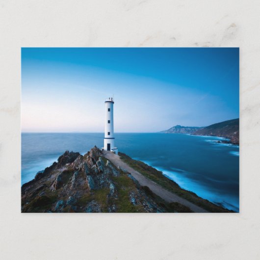 Leuchttürme | Cabo Zuhause Lighthouse Cangas Spani Postkarte (Vorderseite)