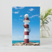 Leuchttürme | Cancun Quintana Roo Mexico Dankeskarte (Stehend Vorderseite)