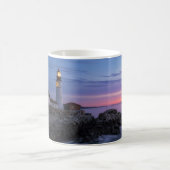 Leuchttürme | Cape Elizabeth Maine Lighthouse Kaffeetasse (Mittel)