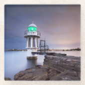 Leuchttürme | Cremorne Point Lighthouse Australien Glasuntersetzer (Vorderseite)