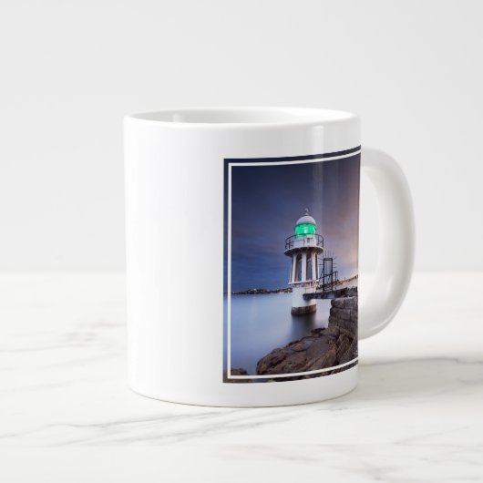 Leuchttürme | Cremorne Point Lighthouse Australien Jumbo-Tasse (Vorderseite Rechts)