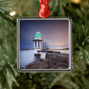 Leuchttürme   Cremorne Point Lighthouse Australien Ornament Aus Metall