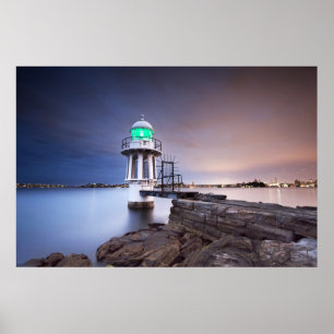 Leuchttürme   Cremorne Point Lighthouse Australien Poster