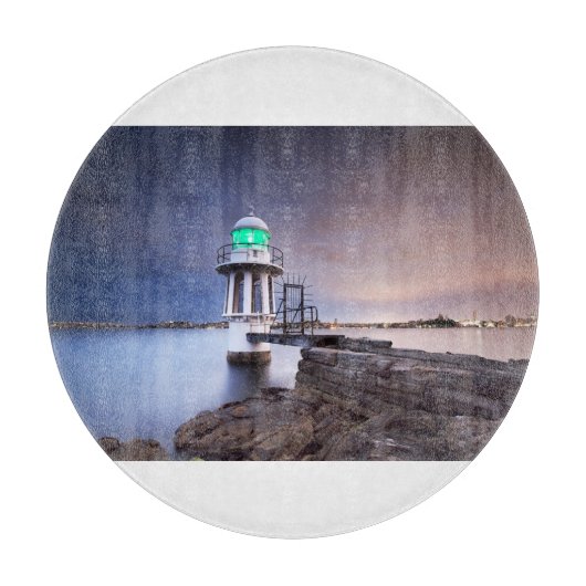 Leuchttürme | Cremorne Point Lighthouse Australien Schneidebrett (Vorderseite)