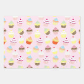 Leuchttürme Cupcakes und Balloons Geschenkpapier Set (Vorderseite 2)
