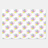 Leuchttürme Cupcakes und Balloons Geschenkpapier Set (Vorderseite 3)