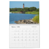 Leuchttürme des North Carolina Calendar Med Kalender (Feb 2026)