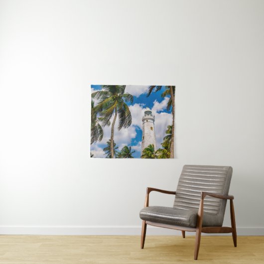 Leuchttürme | Dewundara Matara Sri Lanka Wandteppich (Beispiel (Horizontal))