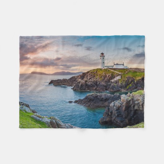 Leuchttürme | Fanad Head Lighthouse Irland Fleecedecke (Vorderseite (Horizontal))