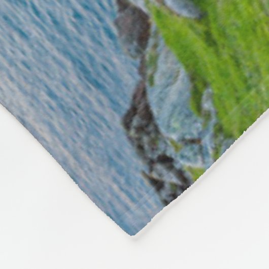 Leuchttürme | Fanad Head Lighthouse Irland Fleecedecke (Ecke)