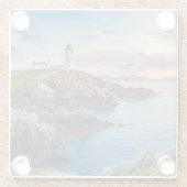 Leuchttürme | Fanad Head Lighthouse Irland Glasuntersetzer (Rückseite)