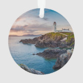 Leuchttürme | Fanad Head Lighthouse Irland Ornament (Rückseite)