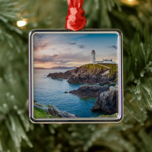 Leuchttürme Fanad Head Lighthouse Irland Ornament Aus Metall
