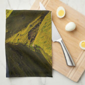 Leuchttürme | Färöer Dänemark Geschirrtuch (Viertel Falte)